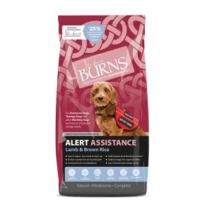 Burns Alert Assistance Adult Lamb And Brown Rice 12kg Dog Food